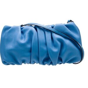 Staud “Bean Bag” ~9” bold blue womens clutch